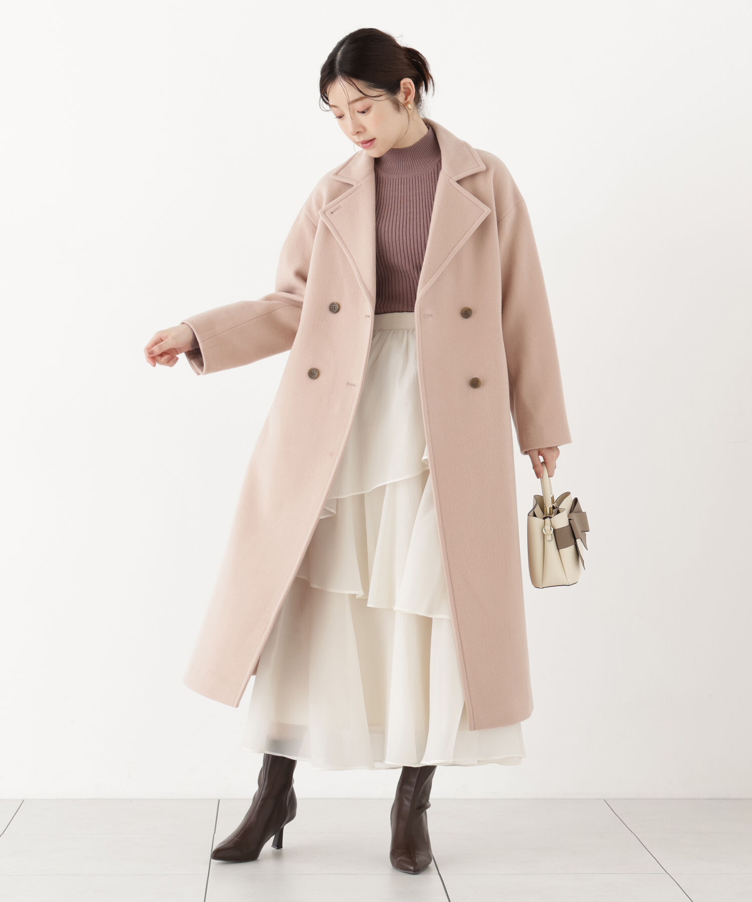 PROPORTION BODY DRESSING「ヘムティアードスカート」|スカート|