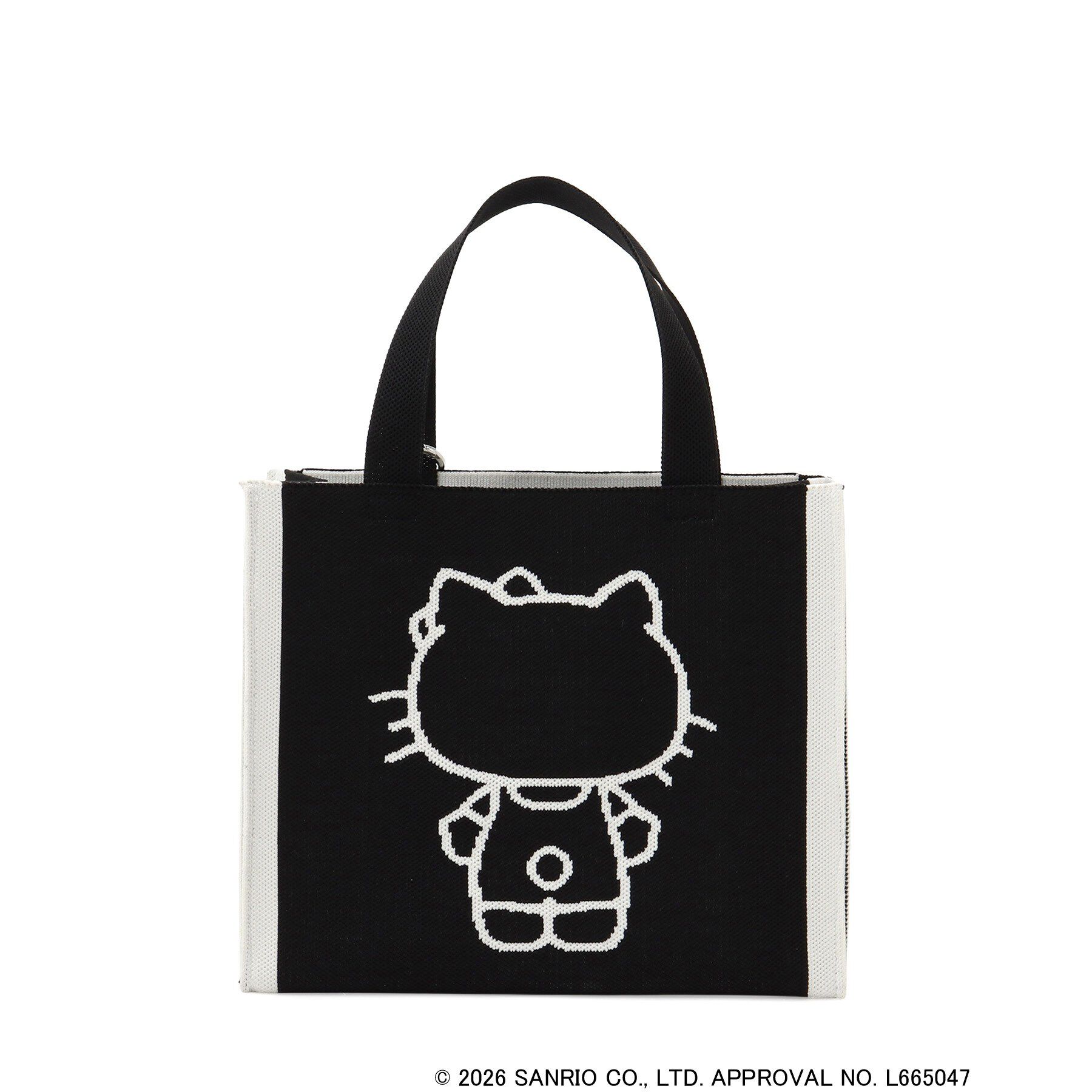 SHOO･LA･RUE「【HELLO KITTY コラボ】バイカラーニットトート」|トートバッグ|