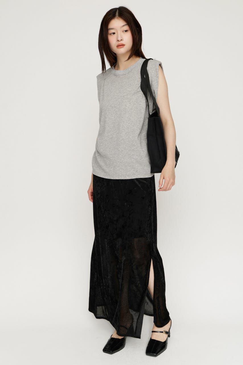 SLY「SHEER CHENILLE ロングスカート」|スカート|