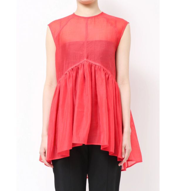 ELENDEEK「SHEER PEPLUM BL」|シャツ・ブラウス|