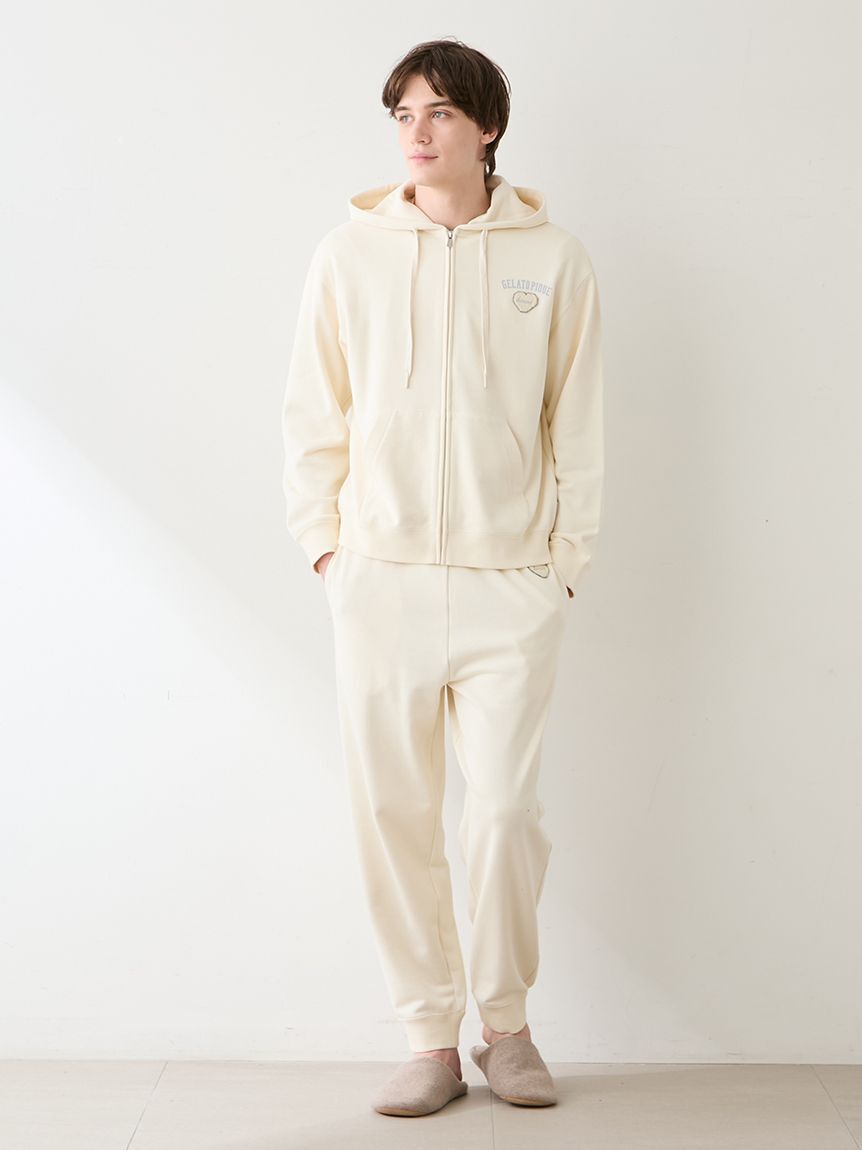 GELATO PIQUE HOMME「【HOMME】【抗菌防臭】ハートロゴ裏毛パーカ」|パーカー|