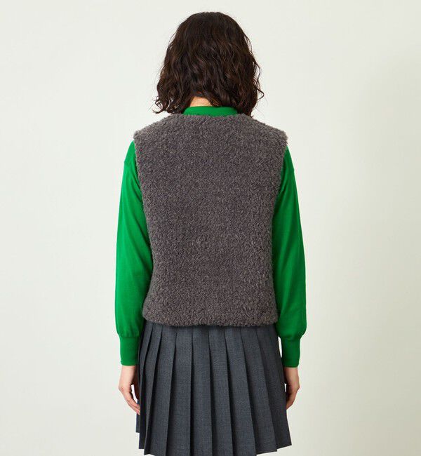 MACKINTOSH PHILOSOPHY「GREY LABEL ショートボアベスト」|ブルゾン・スタジャン|