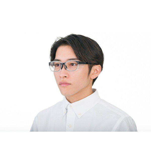 「ウェリントン型 飛沫・花粉対策めがね AIR VISOR ULTRA+ Mサイズ」|メガネ|