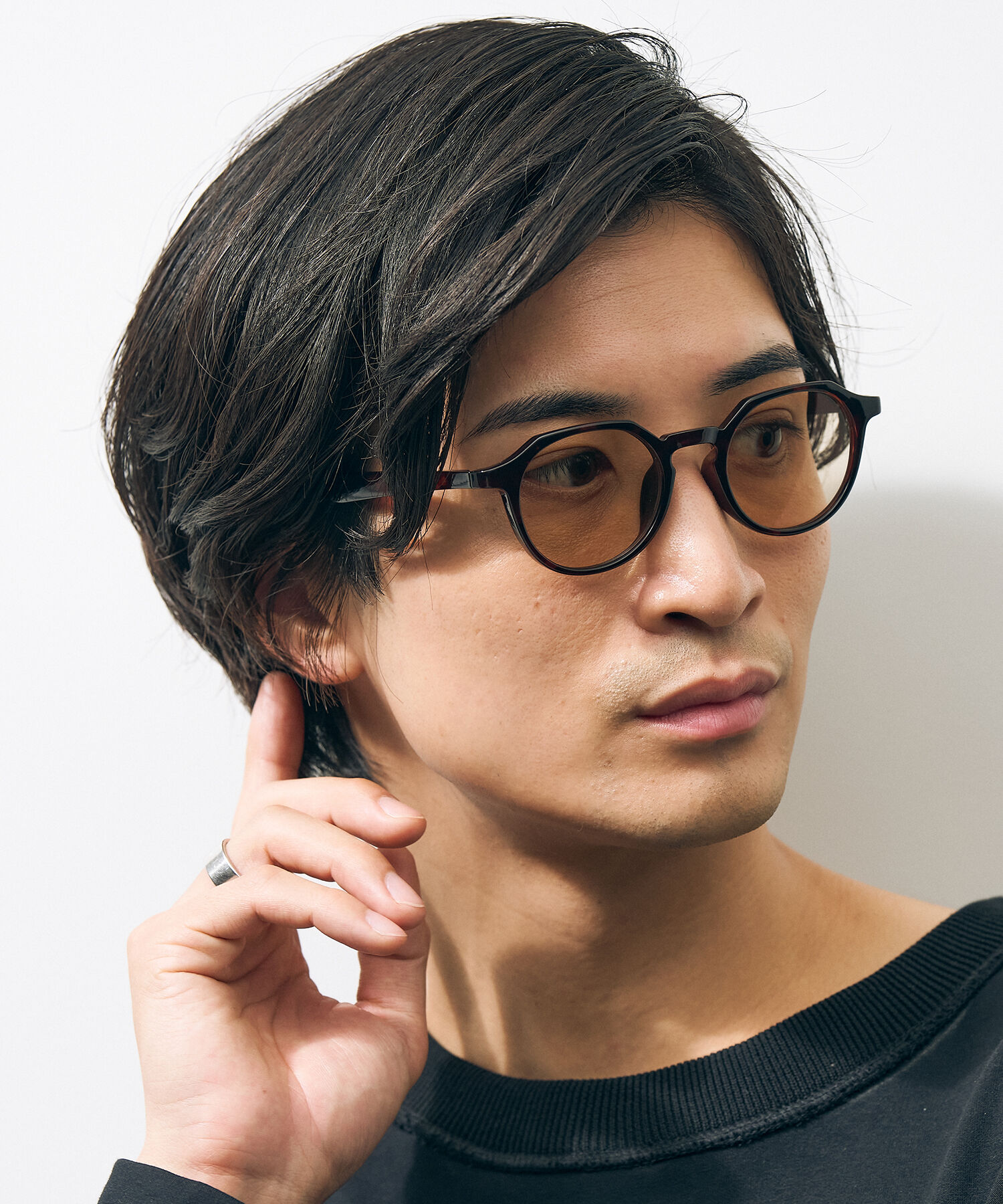  「【WEB限定】ボストン型 サングラス 調光サングラス 紫外線対策 ※一部レンズの色が変わるサングラス 」|サングラス|