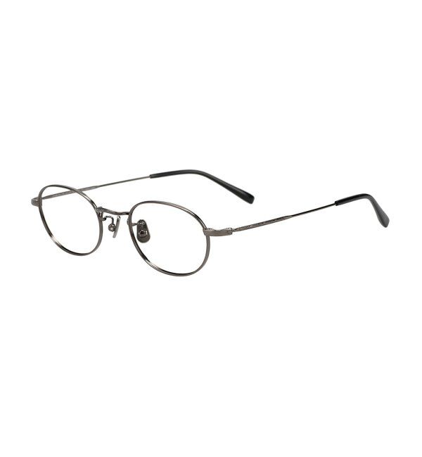  「Zoff｜横長 メガネ｜高級感 チタン｜Made in JAPAN （メイドインジャパン） レンズ交換券付」|メガネ|