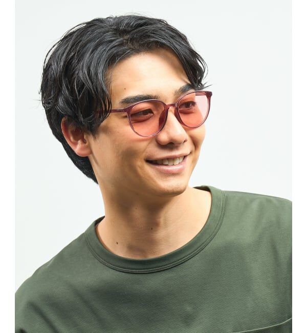  「SUNGLASSES COLLECTION ボストン型 サングラス | カラーレンズ 紫外線対策 UVカット」|サングラス|