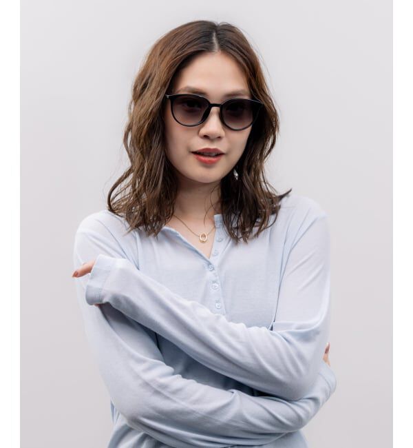  「SUNGLASSES COLLECTION ボストン型 サングラス | カラーレンズ 紫外線対策 UVカット」|サングラス|ブラック系その他1