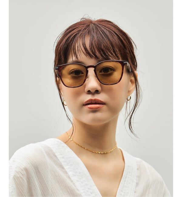  「SUNCUTGlasses/UV100%CUT サングラス｜ラバーテンプル｜ズレ落ち防止｜カラーレンズ｜紫外線対策 UVカット」|サングラス|