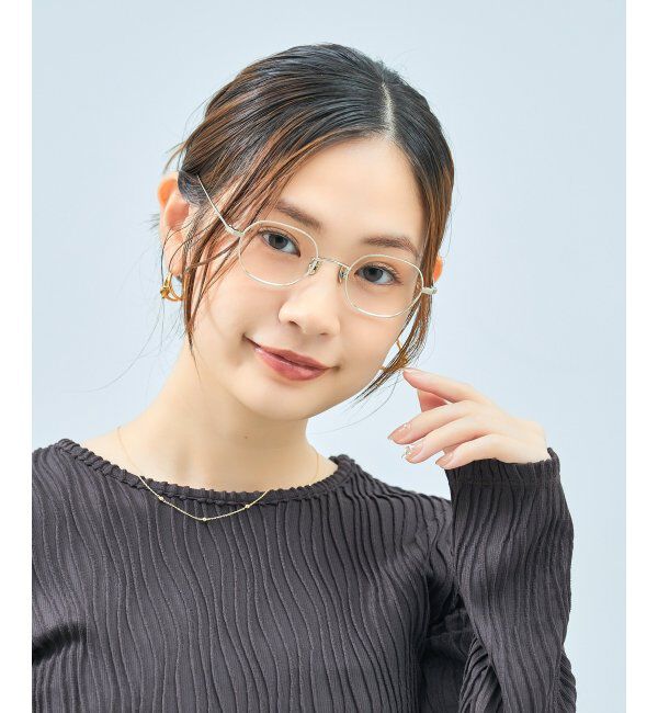  「Zoff｜UNITED ARROWS メガネ | [Stylish] チタン 伊達メガネ ユナイテッドアローズ   レンズ交換券付」|メガネ|