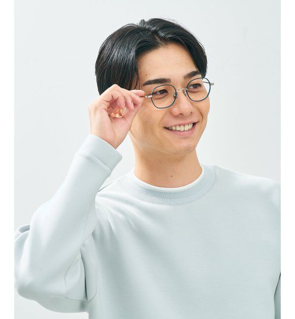  「Zoff｜UNITED ARROWS メガネ | [Stylish] チタン 伊達メガネ ユナイテッドアローズ   レンズ交換券付」|メガネ|