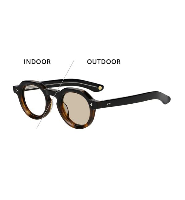  「【WEB限定】Zoff｜JOURNAL STANDARD relume ジャーナルスタンダードレリューム ボストン型調光サングラス」|サングラス|