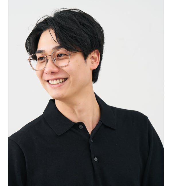  「ウェリントン型 メガネ | チタン 高級感  度あり 度なし メンズTITANIUM (ビジネス) レンズ交換券付」|メガネ|
