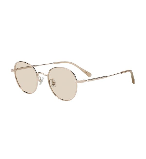  「ボストン型 サングラス | 丸型 メタル カラーレンズ おしゃれ 紫外線対策 UVカット TREND SUNGLASSES」|サングラス|