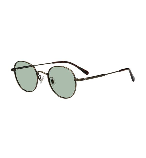  「ボストン型 サングラス | 丸型 メタル カラーレンズ おしゃれ 紫外線対策 UVカット TREND SUNGLASSES」|サングラス|