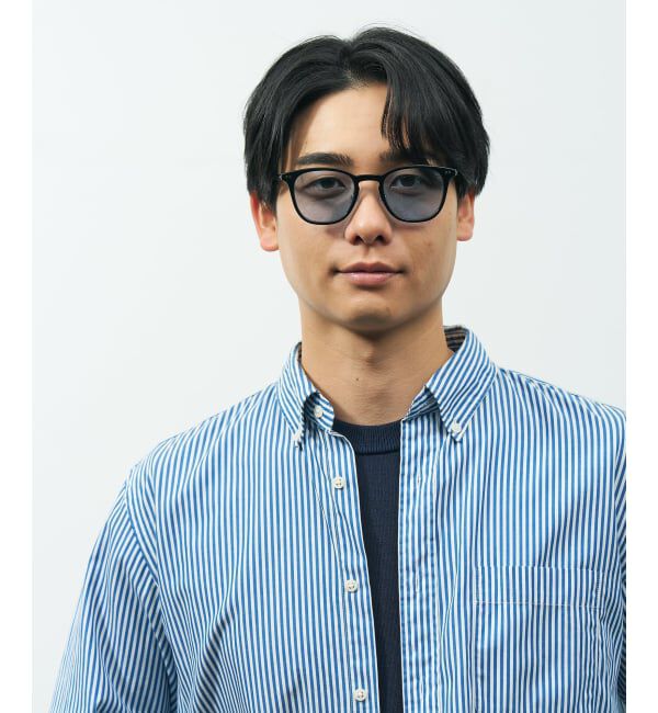  「ウェリントン型 サングラス | カラーレンズ 太縁フレーム おしゃれ 紫外線対策 UVカット TREND SUNGLASSES」|サングラス|