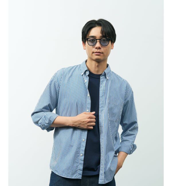  「ウェリントン型 サングラス | カラーレンズ 太縁フレーム おしゃれ 紫外線対策 UVカット TREND SUNGLASSES」|サングラス|