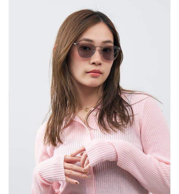  「ウェリントン型 サングラス | カラーレンズ 太縁フレーム おしゃれ 紫外線対策 UVカット TREND SUNGLASSES」|サングラス|