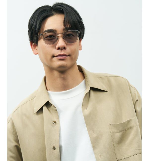  「ウェリントン型 サングラス | カラーレンズ 太縁フレーム おしゃれ 紫外線対策 UVカット TREND SUNGLASSES」|サングラス|