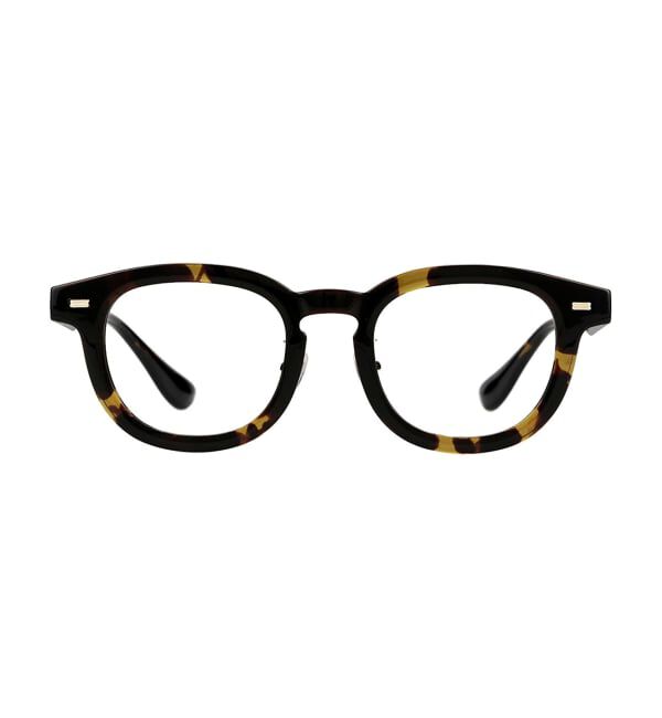  「SUNCUTGlasses/UV100%CUT TREND SUNGLASSES ボストン型 サングラス | クリアレンズ 紫外線対策 UVカット」|サングラス|茶系デミ