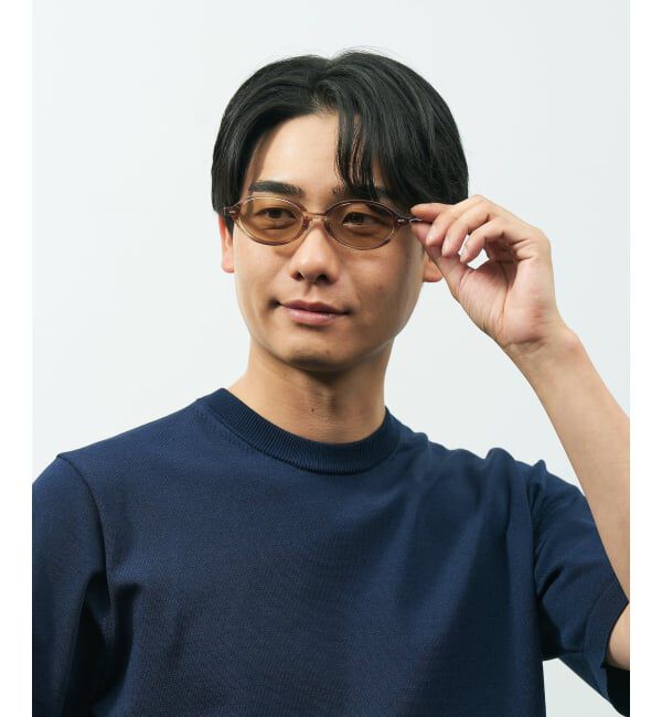  「SUNCUTGlasses/UV100%CUT TREND SUNGLASSES オーバル型 サングラス | カラーレンズ 紫外線対策 UVカット」|サングラス|