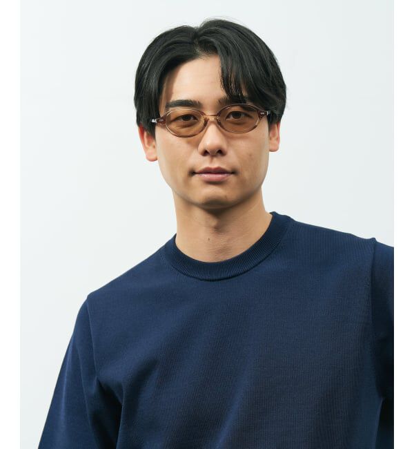  「SUNCUTGlasses/UV100%CUT TREND SUNGLASSES オーバル型 サングラス | カラーレンズ 紫外線対策 UVカット」|サングラス|