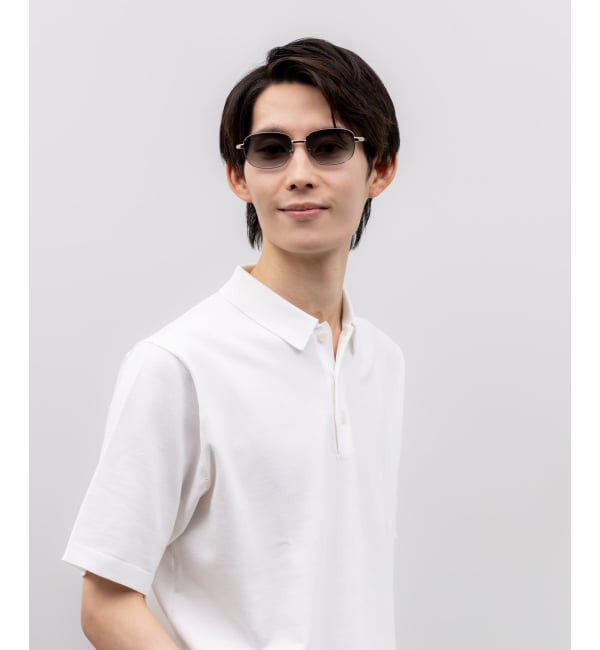 「SUNGLASSES COLLECTION ウェリントン型 サングラス | 軽量 メタル カラーレンズ 紫外線対策 UVカット     」|サングラス|