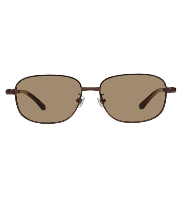  「SUNGLASSES COLLECTION ウェリントン型 サングラス | 軽量 メタル カラーレンズ 紫外線対策 UVカット     」|サングラス|