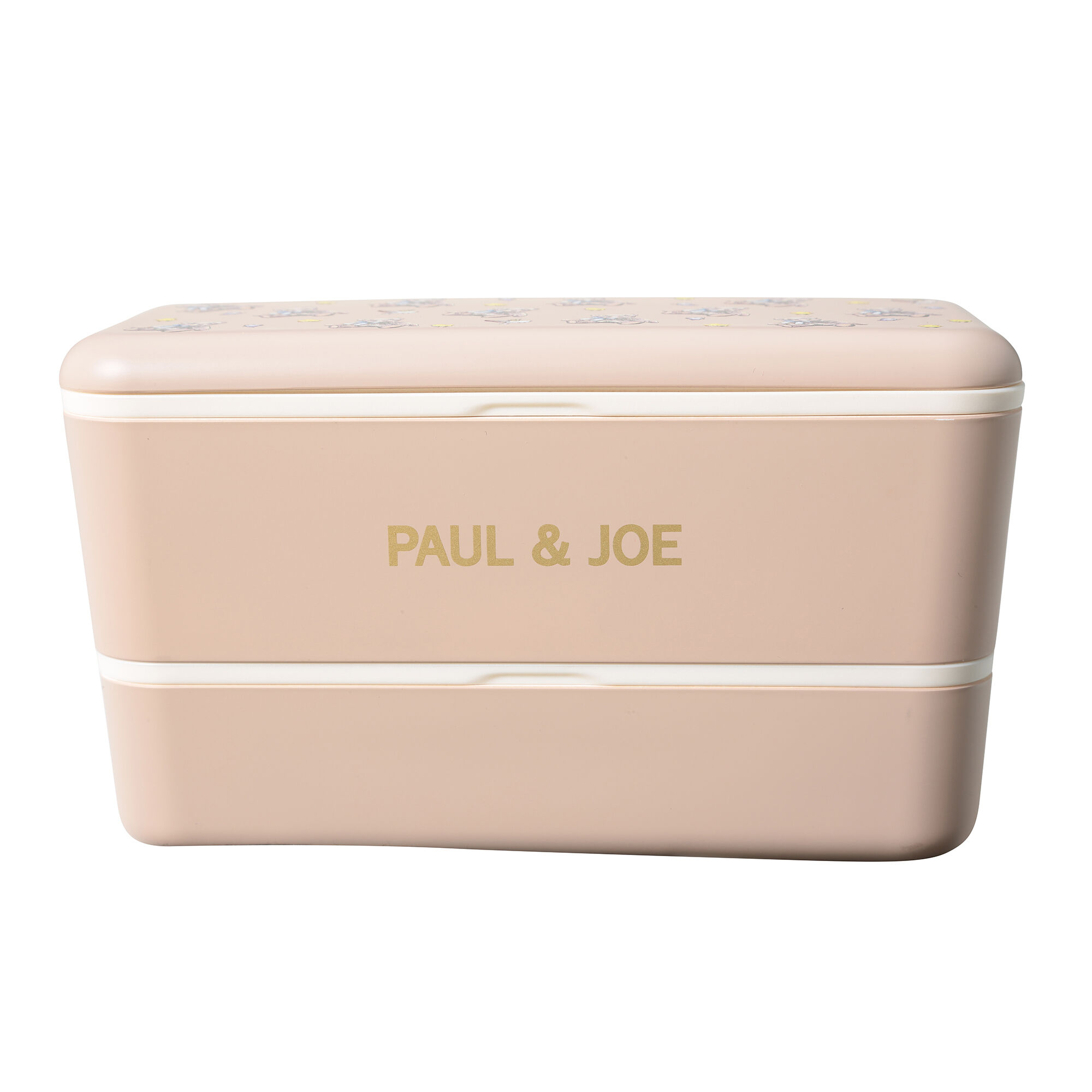 PAUL&JOE「ランチボックス・長方形・２段／ポール＆ジョー・ブレイクタイム」|食器・キッチングッズ|
