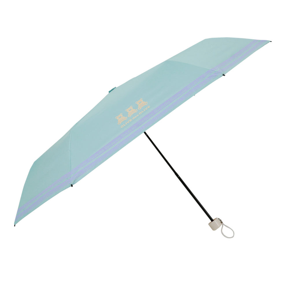 BACKYARD FAMILY「OLIVE des OLIVE 傘 オリーブデオリーブ 通販 折りたたみ傘 55cm 晴雨兼用傘」|傘|グリーン2