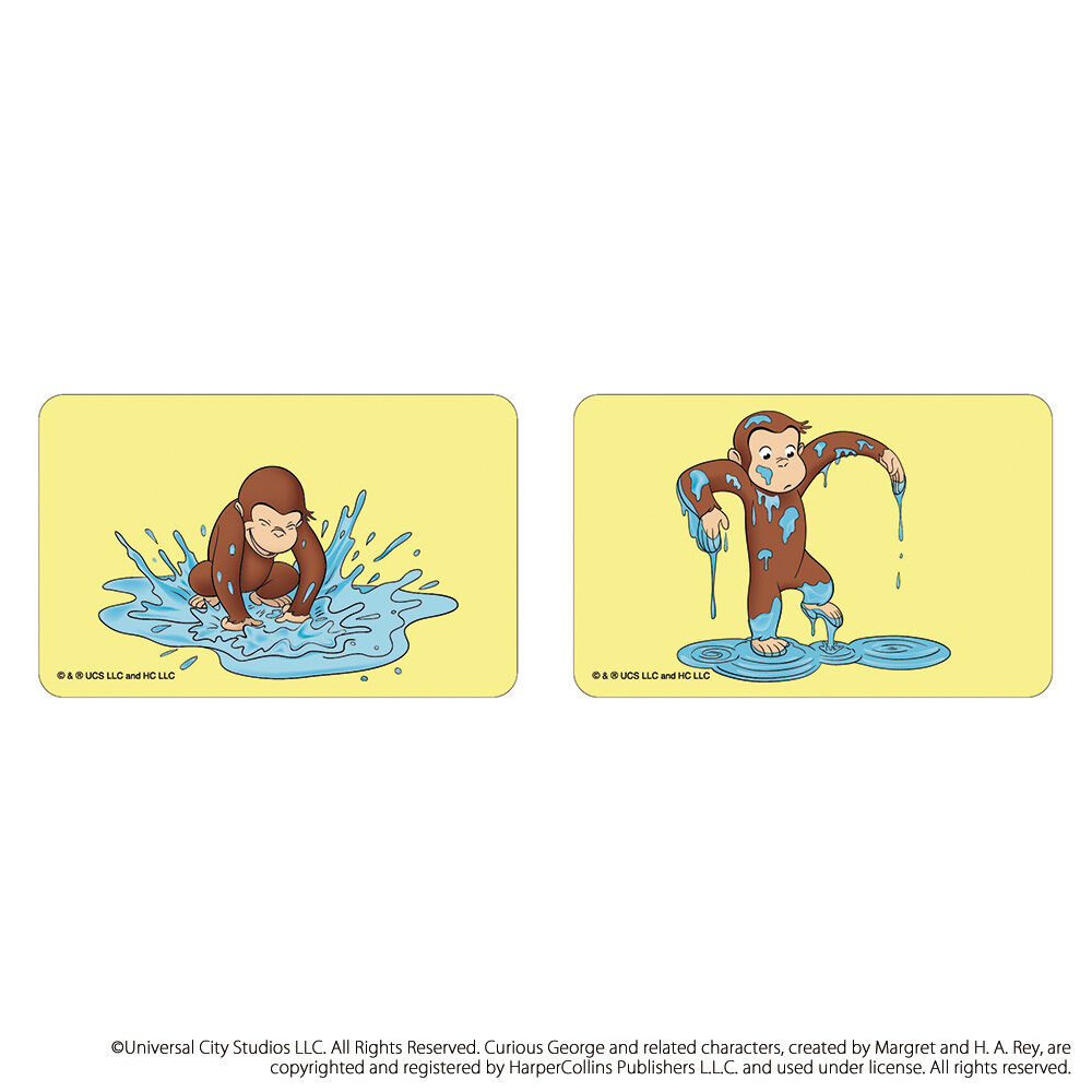 BACKYARD FAMILY「おさるのジョージ グッズ 通販 Curious George ステッカー まじかる百貨店ステッカー」|その他|