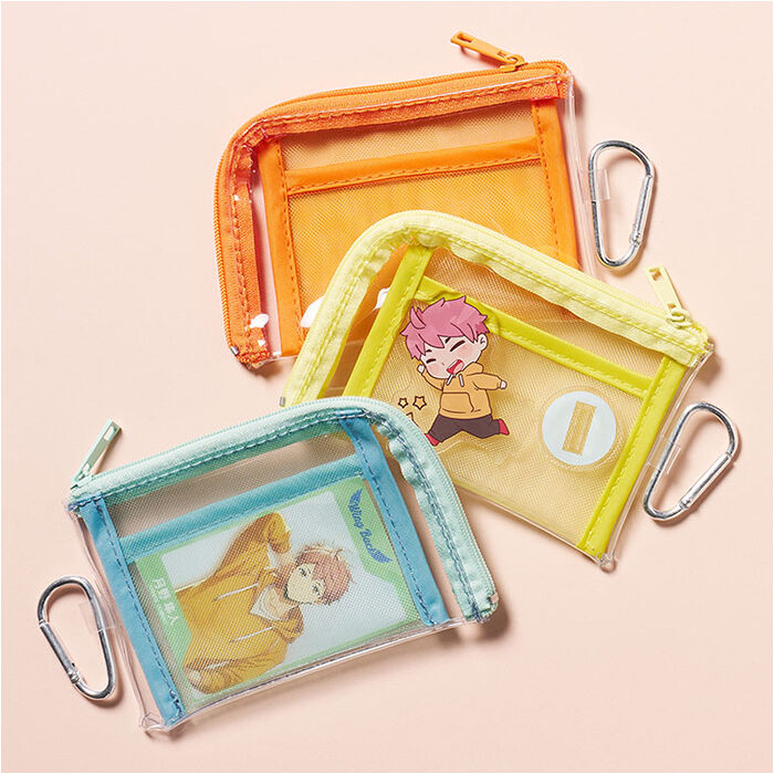 BACKYARD FAMILY「クリア ポーチ アクスタケース 通販 アクスタポーチ 缶バッチ 推し活 推しカラー 推し活グッズ」|ポーチ|