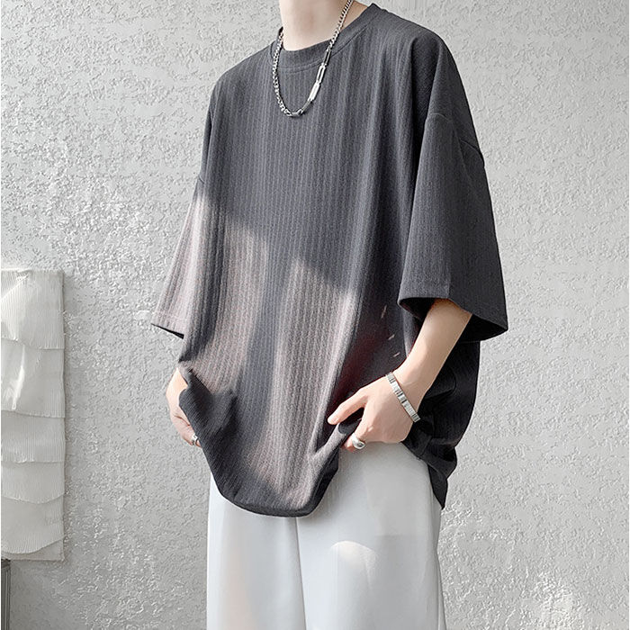 BACKYARD FAMILY「Tシャツ メンズ 七分袖 通販 トップス 無地 春 夏 秋 男性 カジュアルシャツ 7分袖」|Tシャツ・カットソー|