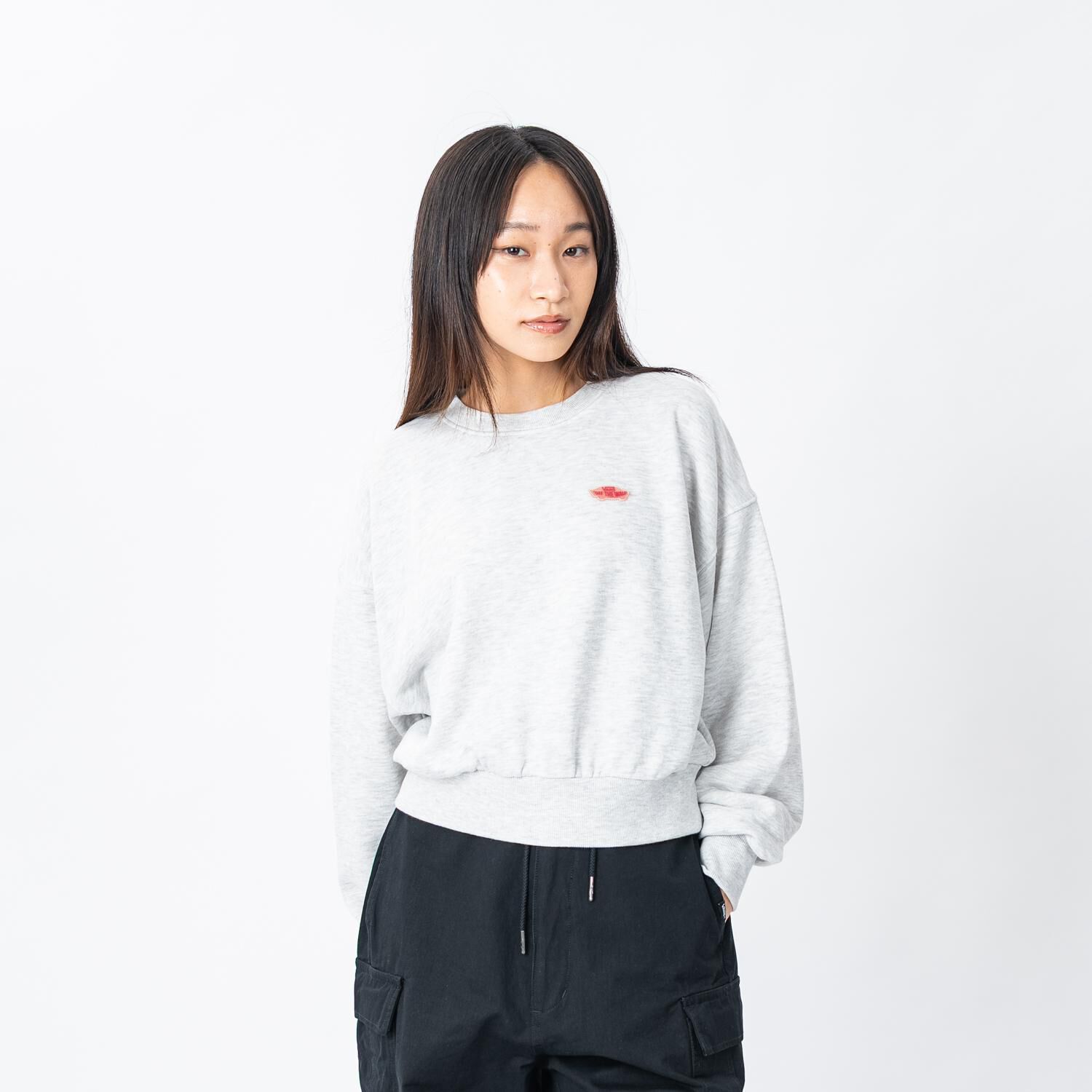 VANS「【VANSｱﾊﾟﾚﾙ(WJ)】W CHECKER PATCH SWT」|パーカー|