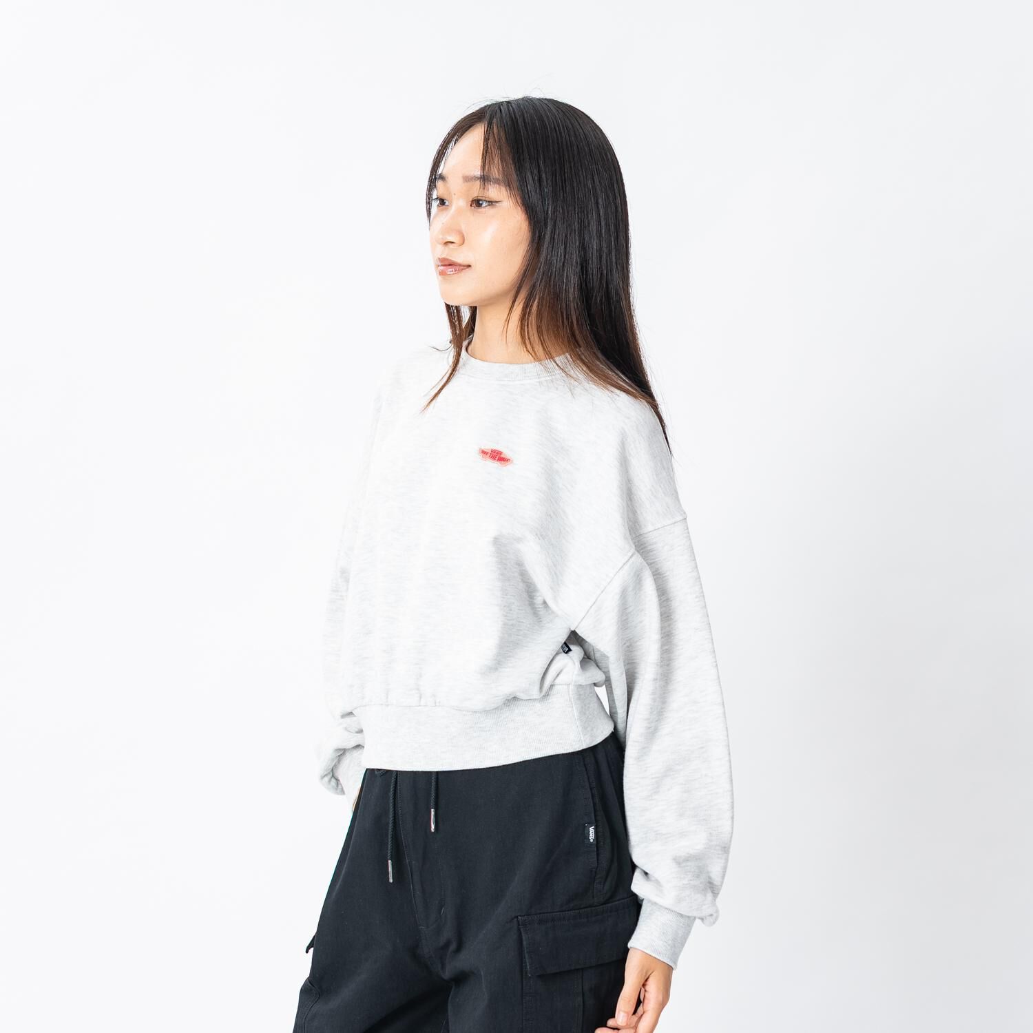 VANS「【VANSｱﾊﾟﾚﾙ(WJ)】W CHECKER PATCH SWT」|パーカー|