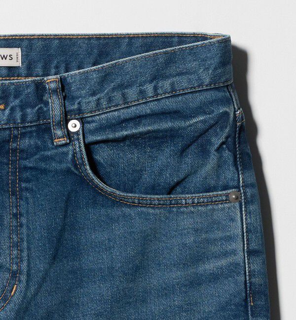 UNITED ARROWS「カイハラデニム スリムテーパード 5ポケット」|デニム|