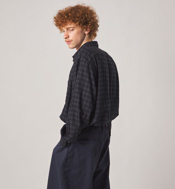 STEVEN ALAN「＜Steven Alan＞ ネル オンブレチェック レギュラーカラー シャツ LOOSE」|シャツ・ブラウス|