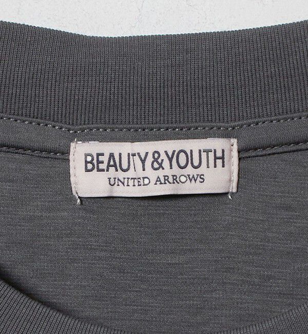 BEAUTY&YOUTH UNITED ARROWS「デオドラント プラチナ ポンチ クルーネック カットソー 抗菌防臭」|Tシャツ・カットソー|