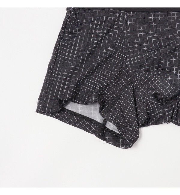 BEAMS「マイクログリッド ボクサーパンツ」|インナー|