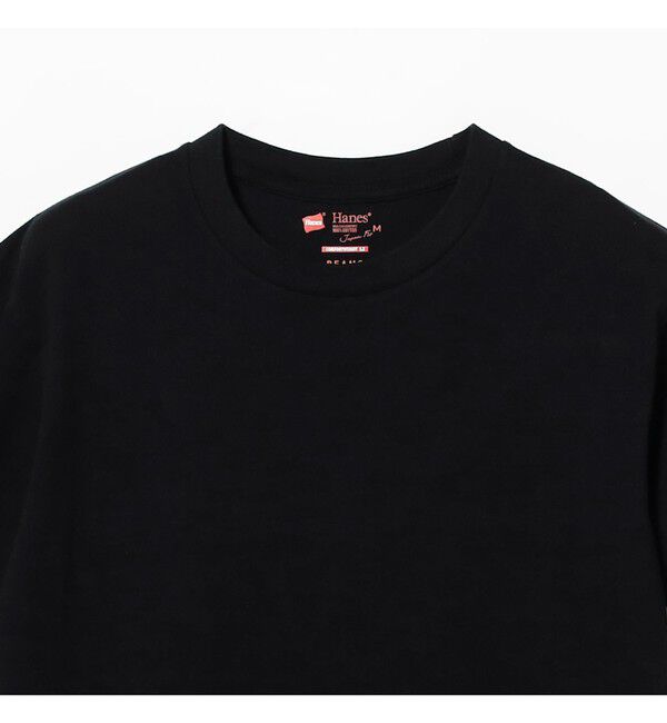 BEAMS「BEAMS｜【別注】Hanes / Mix Japan Fit 2Pack T-shirts｜半袖 クルーネック 2枚組｜丸胴編み 」|インナー|