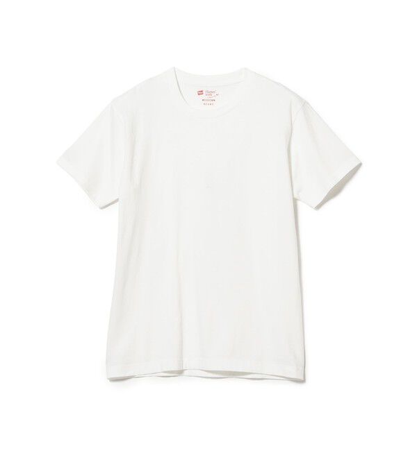 BEAMS「BEAMS｜【別注】Hanes / Mix Japan Fit 2Pack T-shirts｜半袖 クルーネック 2枚組｜丸胴編み 」|インナー|