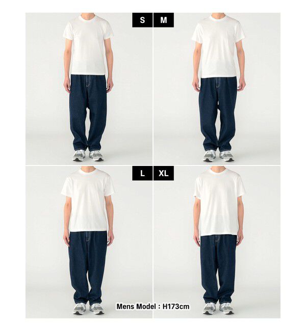 BEAMS「BEAMS｜【別注】Hanes / Mix Japan Fit 2Pack T-shirts｜半袖 クルーネック 2枚組｜丸胴編み 」|インナー|