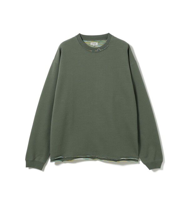 BEAMS「バック カスリ クルーネックスウェット」|スウェット・ジャージ|OLIVE