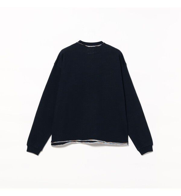 BEAMS「バック カスリ クルーネックスウェット」|スウェット・ジャージ|