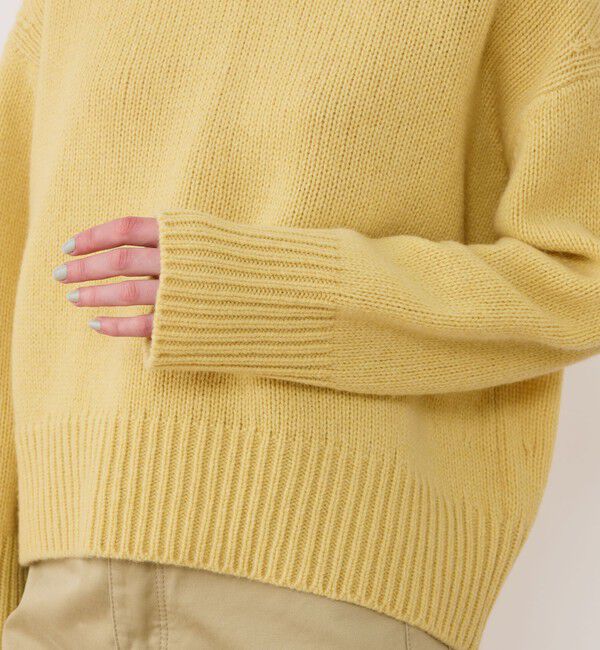 GALERIE VIE「【一部WEB先行予約】ファインウール クルーネックプルオーバー」|ニット・セーター|