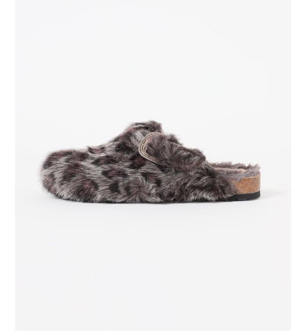 VERMEIL par iena「TAJI タジ sabot Leopard SABOT LEOPARD  MAT P」|スリッポン|