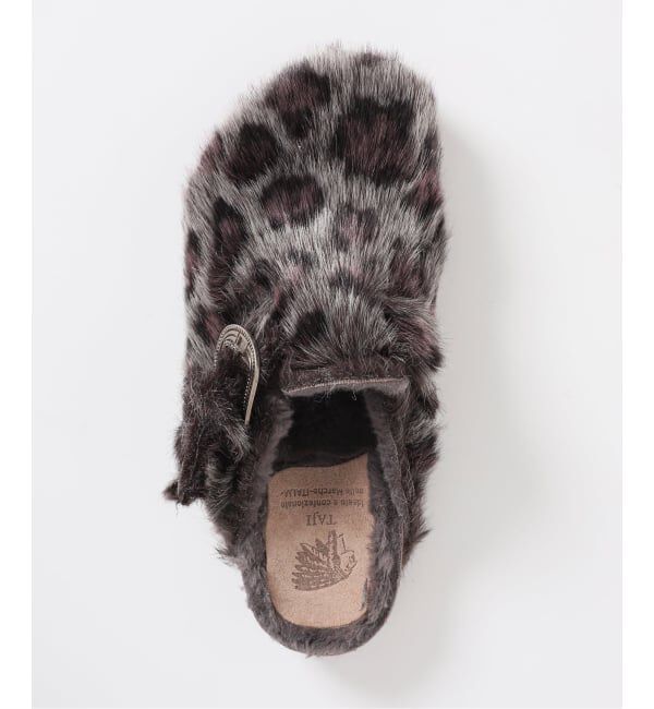 VERMEIL par iena「TAJI タジ sabot Leopard SABOT LEOPARD  MAT P」|スリッポン|