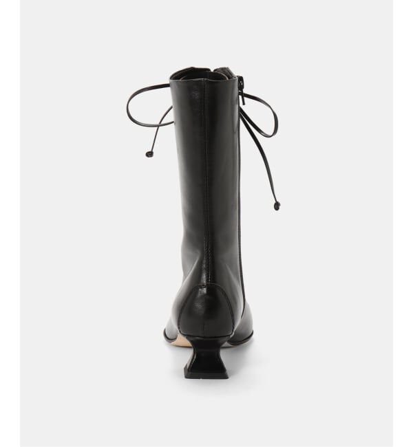 PULP「Miista/ミスタ Emile Black Lace Ankle Boots」|ショートブーツ|