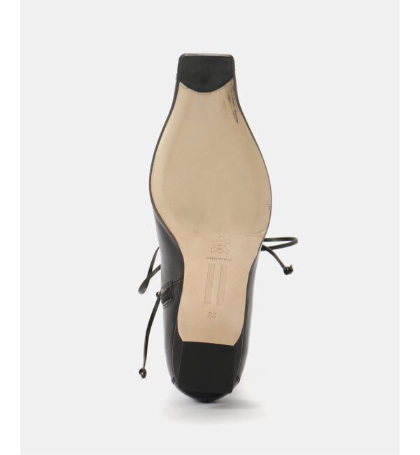 PULP「Miista/ミスタ Emile Black Lace Ankle Boots」|ショートブーツ|