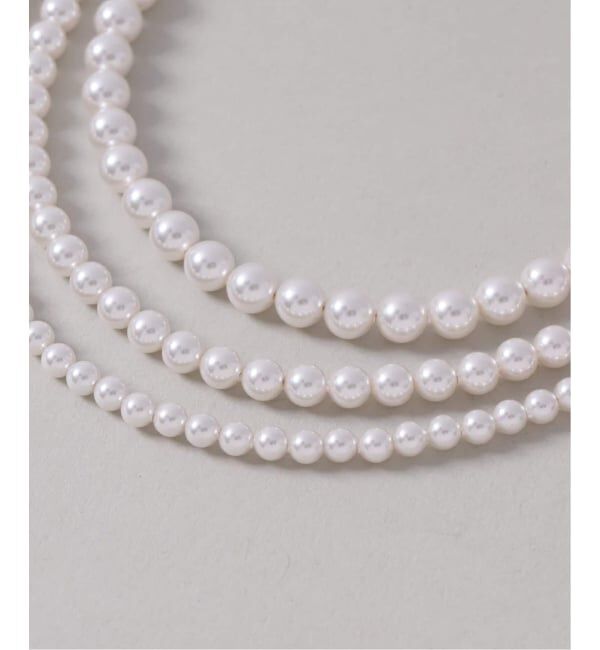 NOBLE「《追加》in mood/インムード MULTI PEARL necklace」|ネックレス|