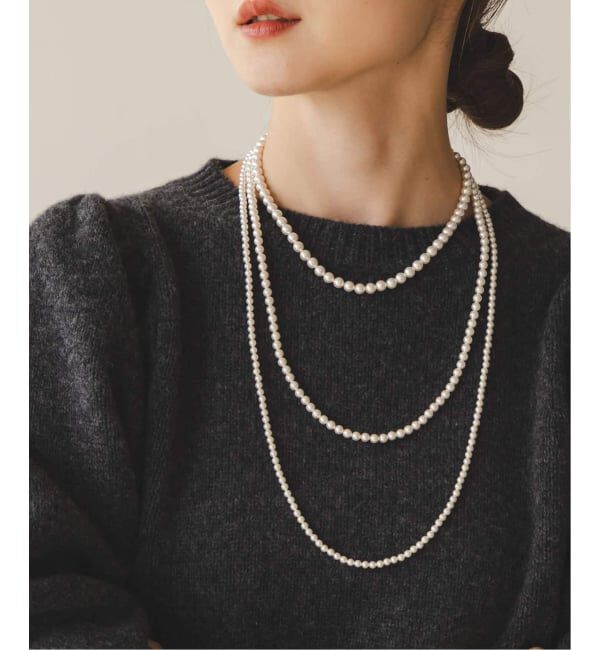 NOBLE「《追加》in mood/インムード MULTI PEARL necklace」|ネックレス|